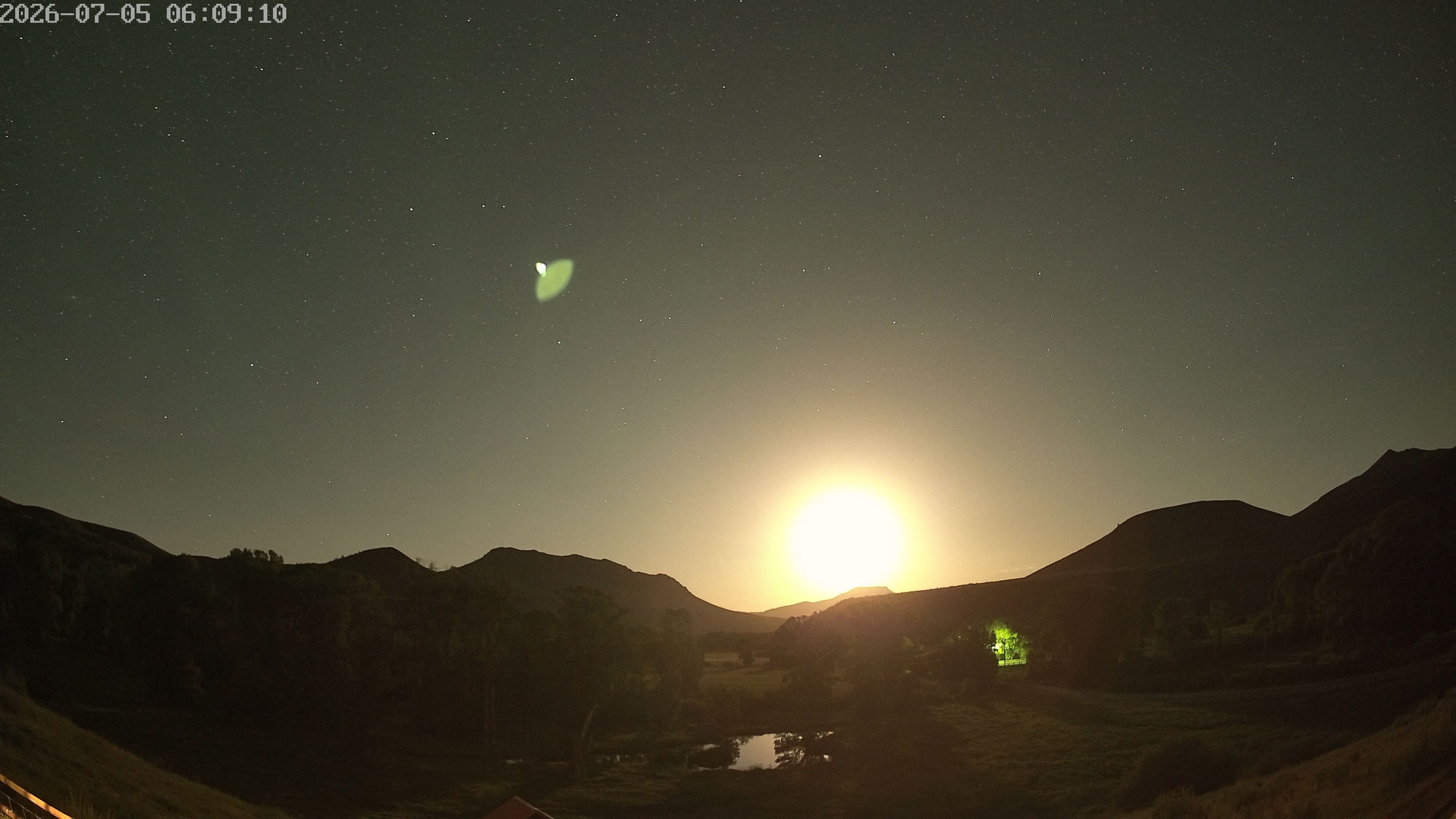 time-lapse frame, Sierra Madre Cam webcam