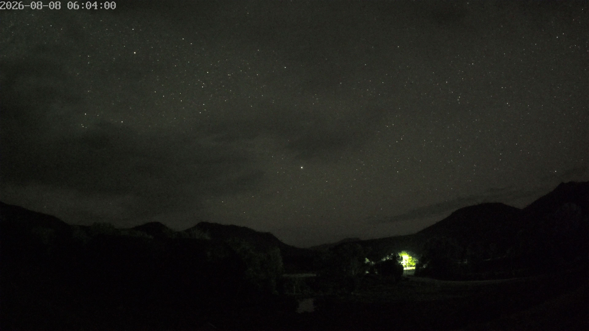 time-lapse frame, Sierra Madre Cam webcam