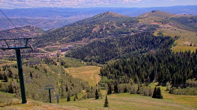 view from Deer Valley Empire Canyon Lodge on 2026-08-17