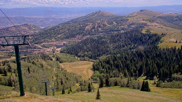 view from Deer Valley Empire Canyon Lodge on 2026-08-21