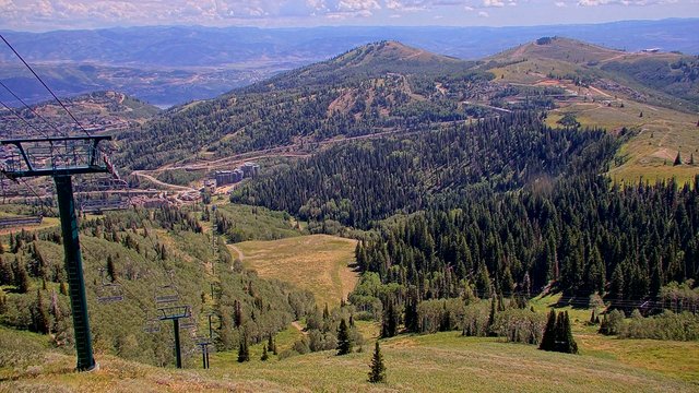 view from Deer Valley Empire Canyon Lodge on 2026-08-23