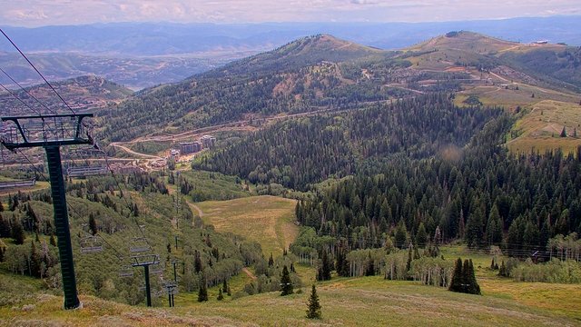 view from Deer Valley Empire Canyon Lodge on 2026-08-31
