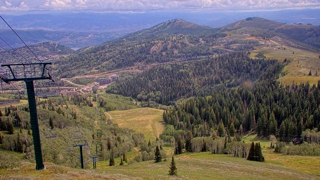 view from Deer Valley Empire Canyon Lodge on 2026-09-01