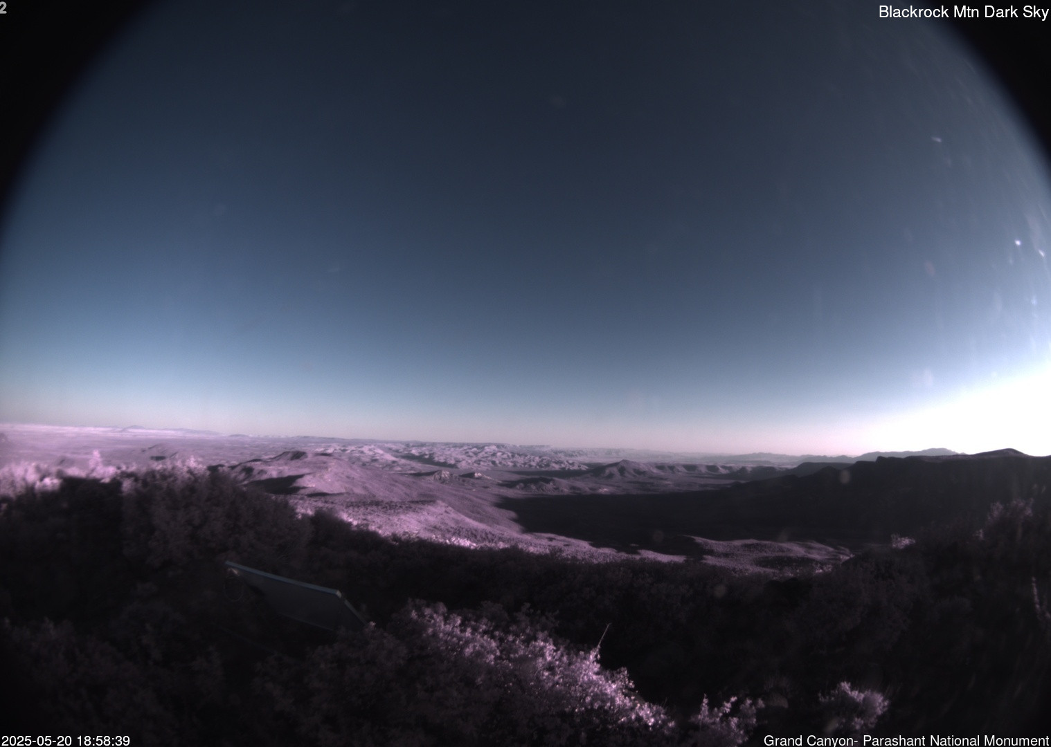 time-lapse frame, Blackrock - Dark Sky webcam