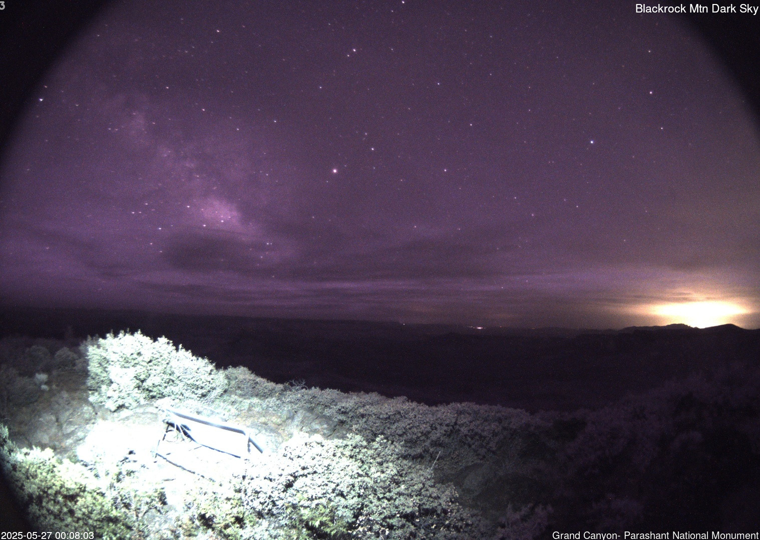 time-lapse frame, Blackrock - Dark Sky webcam
