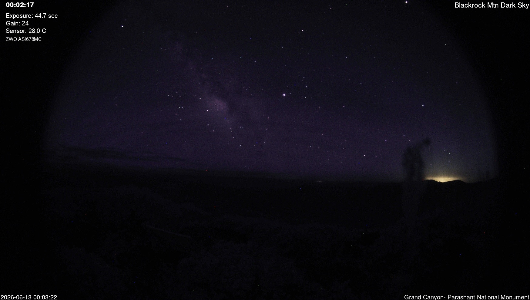 time-lapse frame, Blackrock - Dark Sky webcam