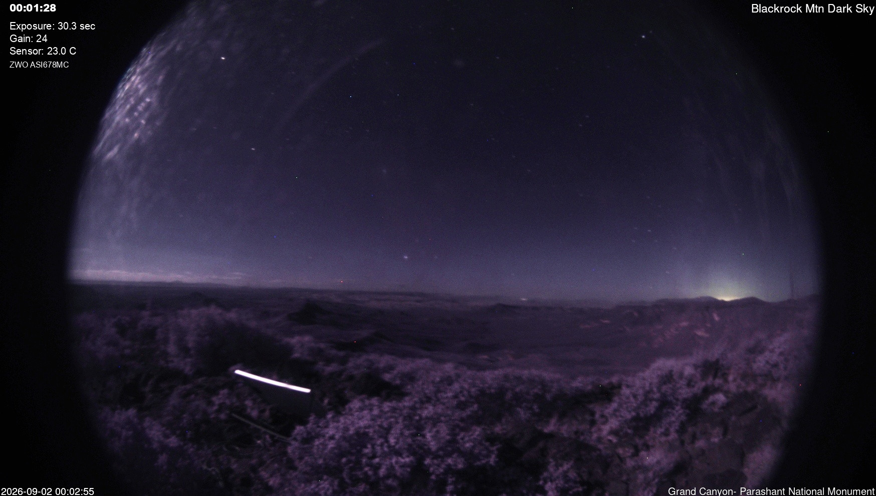 time-lapse frame, Blackrock - Dark Sky webcam
