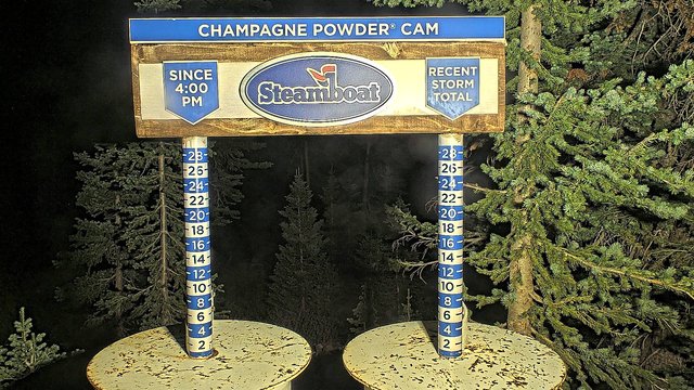 time-lapse frame, Steamboat Champagne Powder webcam