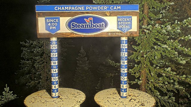 time-lapse frame, Steamboat Champagne Powder webcam
