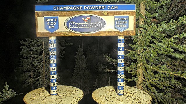 time-lapse frame, Steamboat Champagne Powder webcam