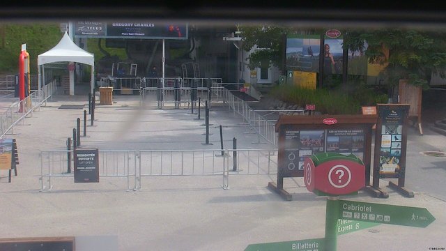 time-lapse frame, Tremblant Base Sud webcam