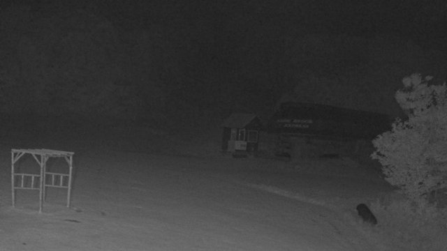 time-lapse frame, Sugarbush Slide Brook Lift webcam