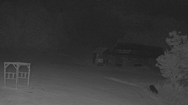 time-lapse frame, Sugarbush Slide Brook Lift webcam