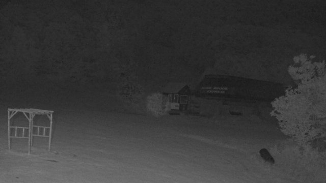 time-lapse frame, Sugarbush Slide Brook Lift webcam