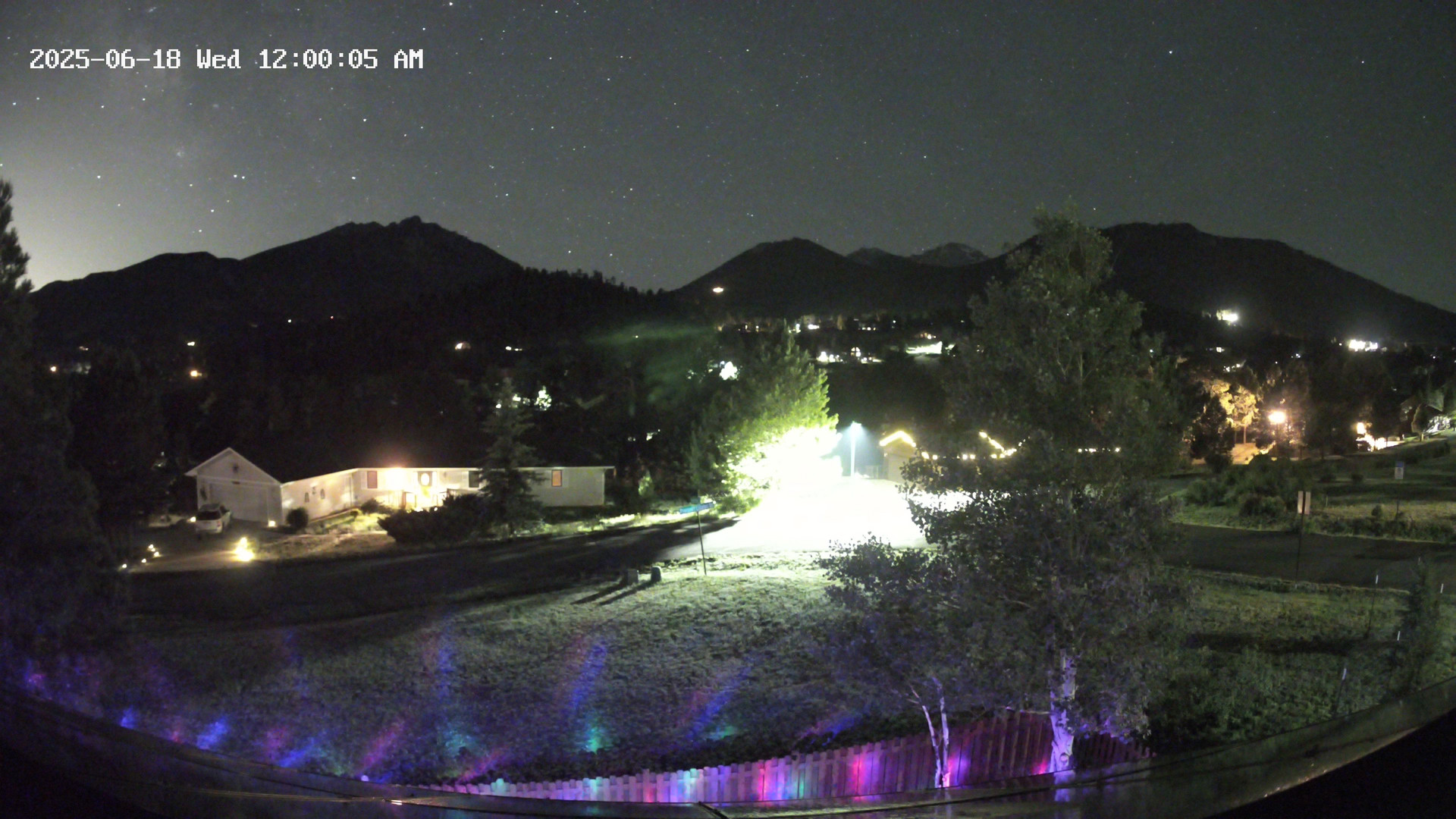 time-lapse frame, Estes Cam webcam