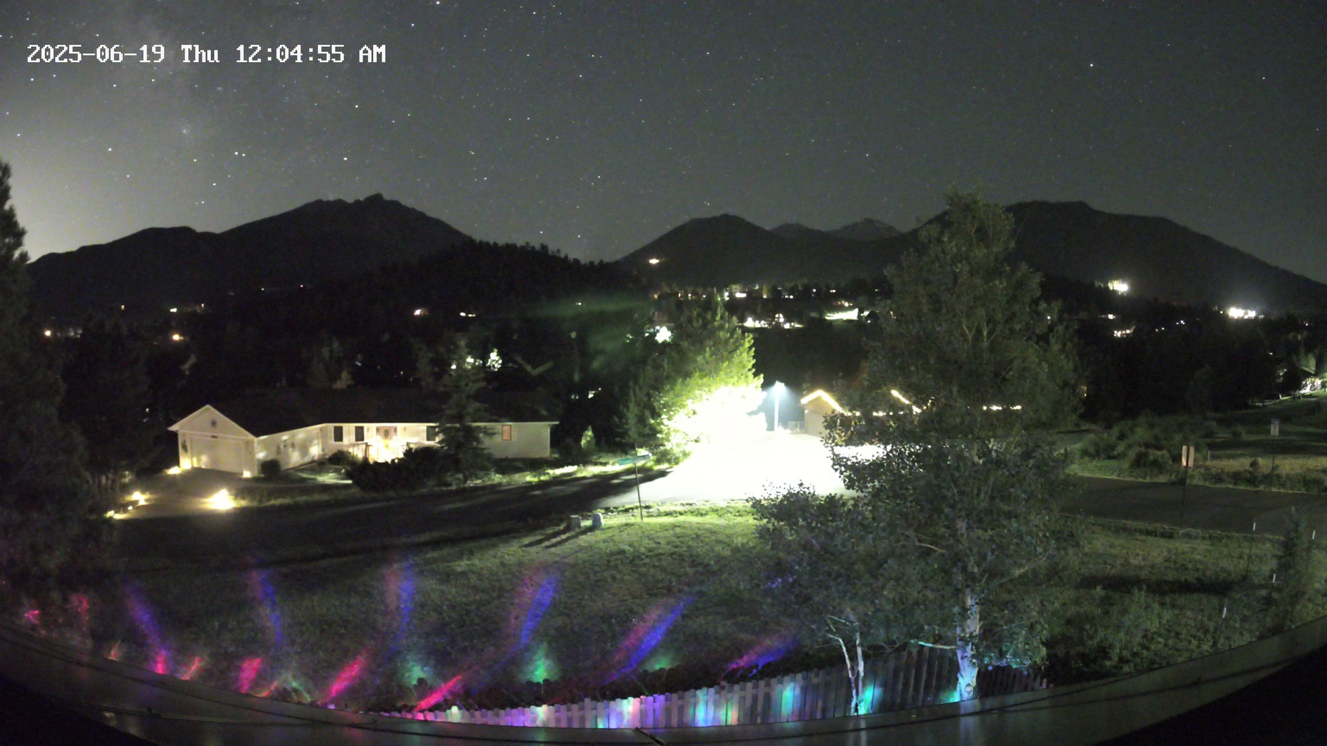 time-lapse frame, Estes Cam webcam