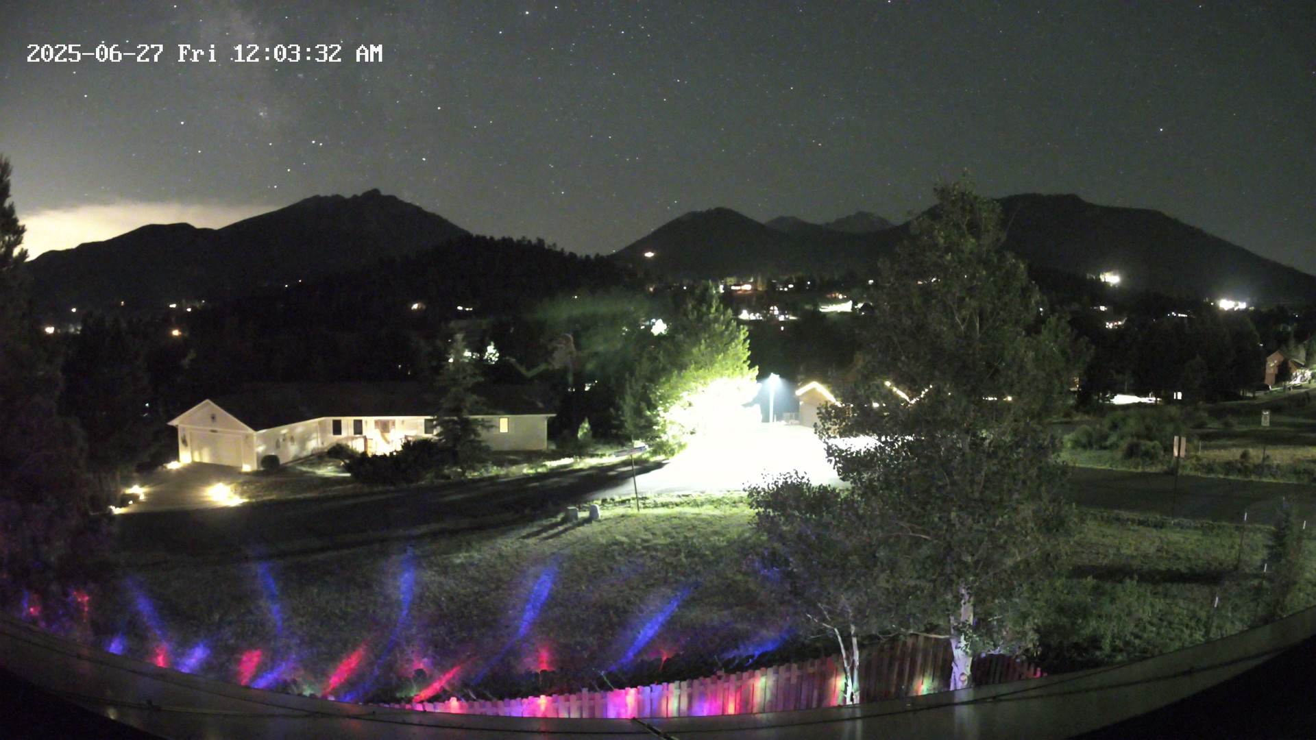 time-lapse frame, Estes Cam webcam