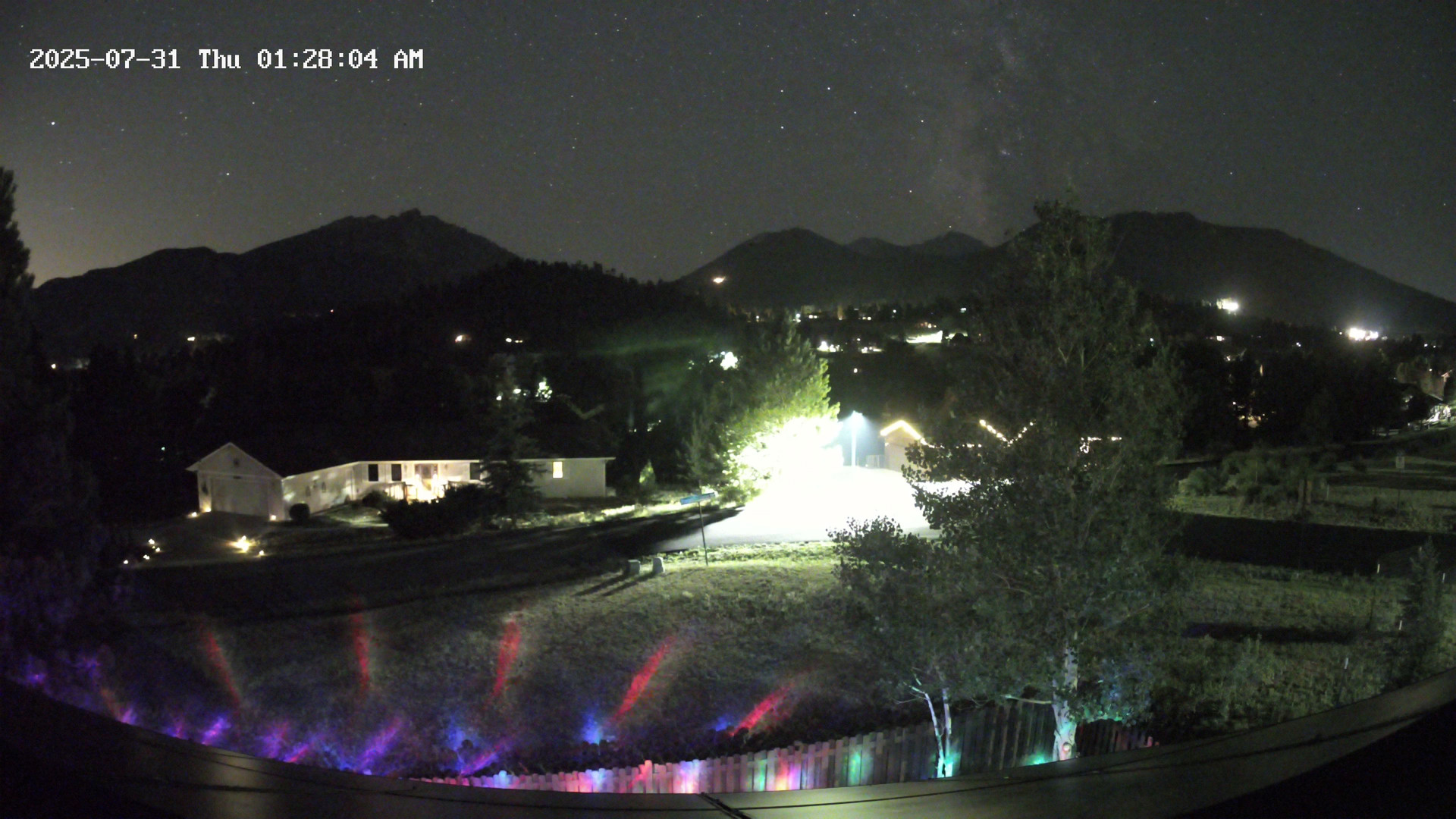 time-lapse frame, Estes Cam webcam