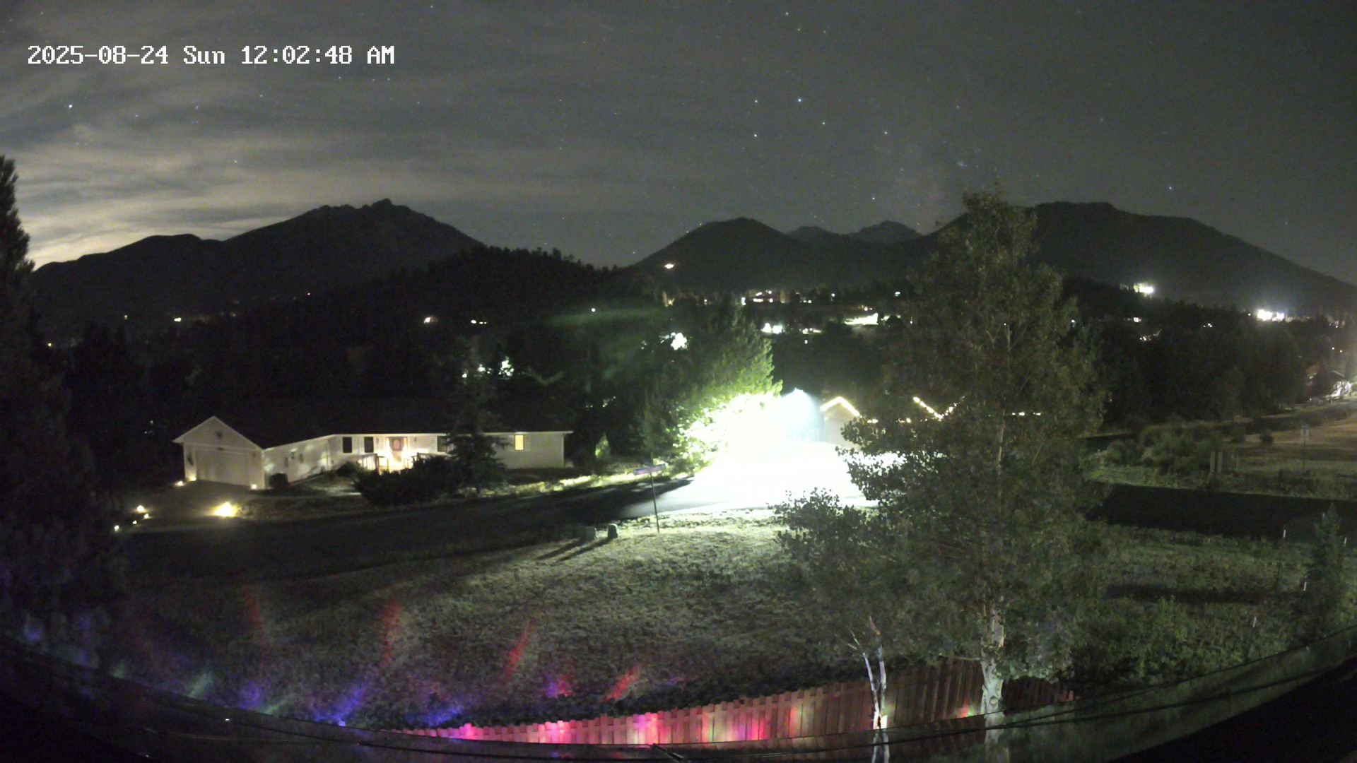 time-lapse frame, Estes Cam webcam