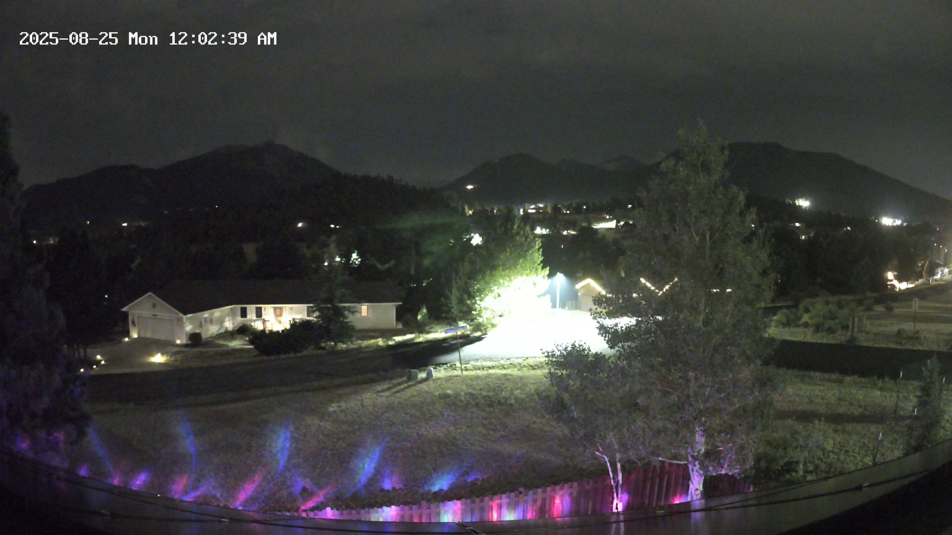 time-lapse frame, Estes Cam webcam