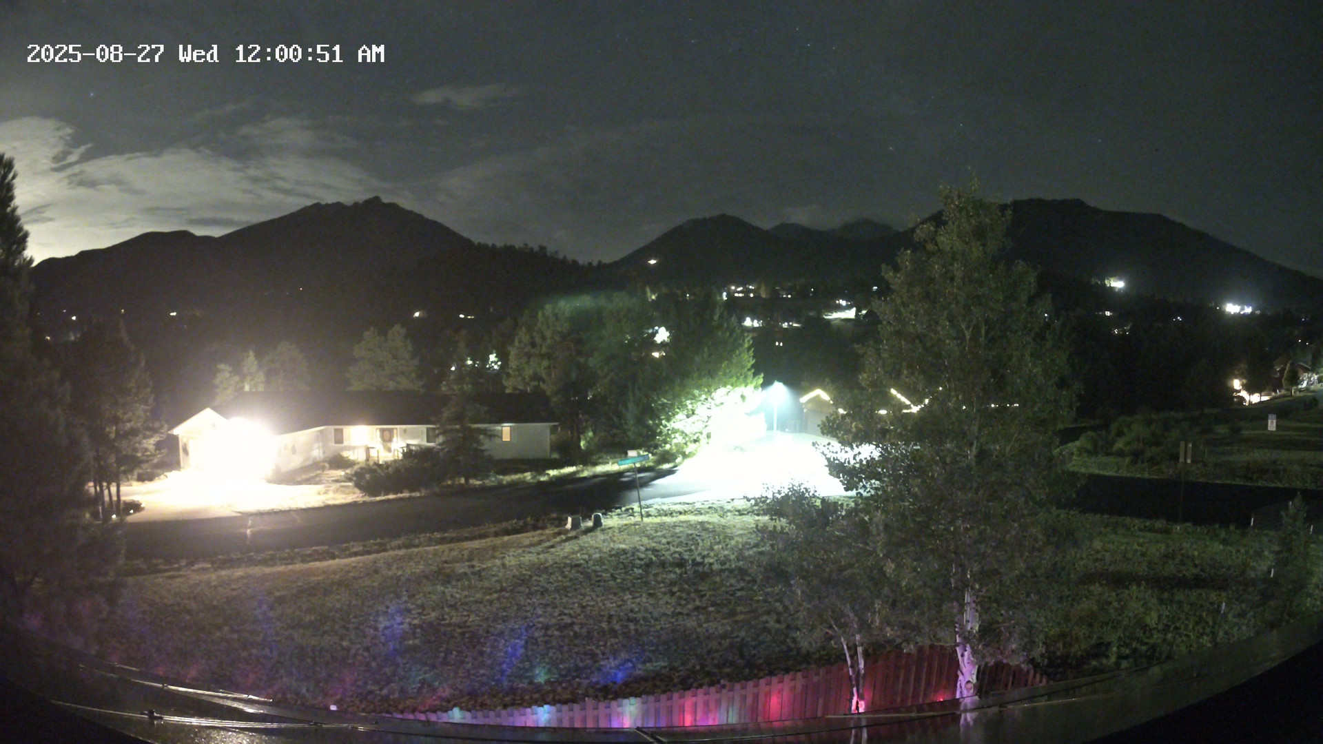time-lapse frame, Estes Cam webcam