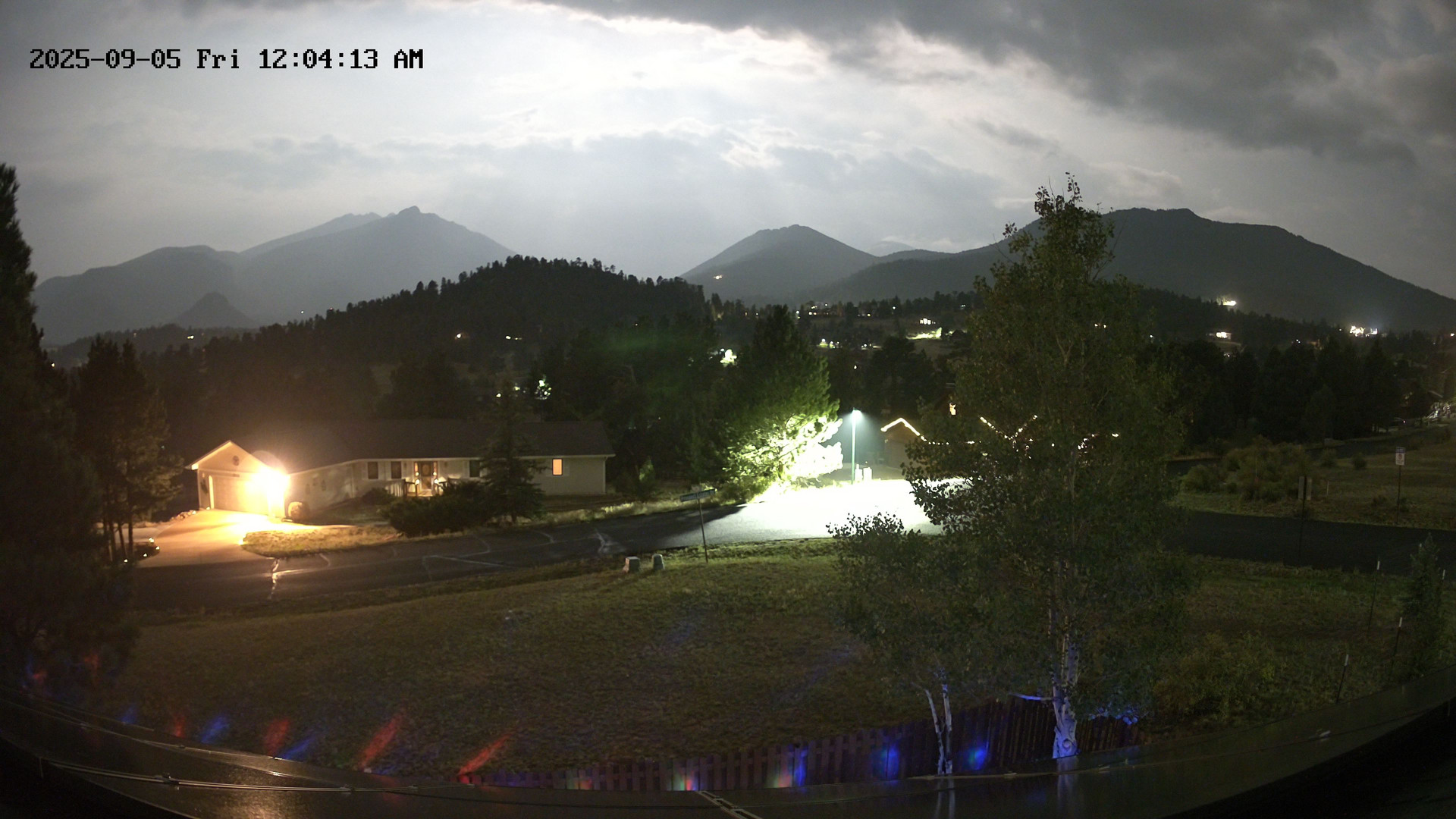 time-lapse frame, Estes Cam webcam