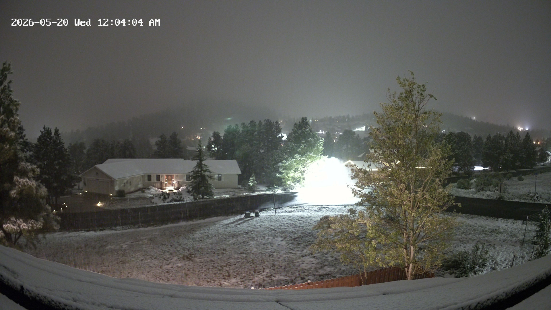 time-lapse frame, Estes Cam webcam