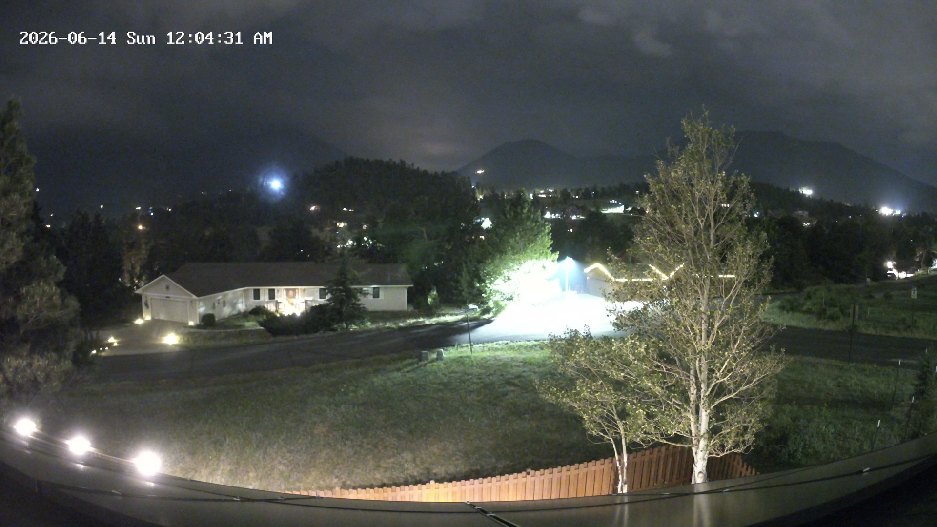 time-lapse frame, Estes Cam webcam