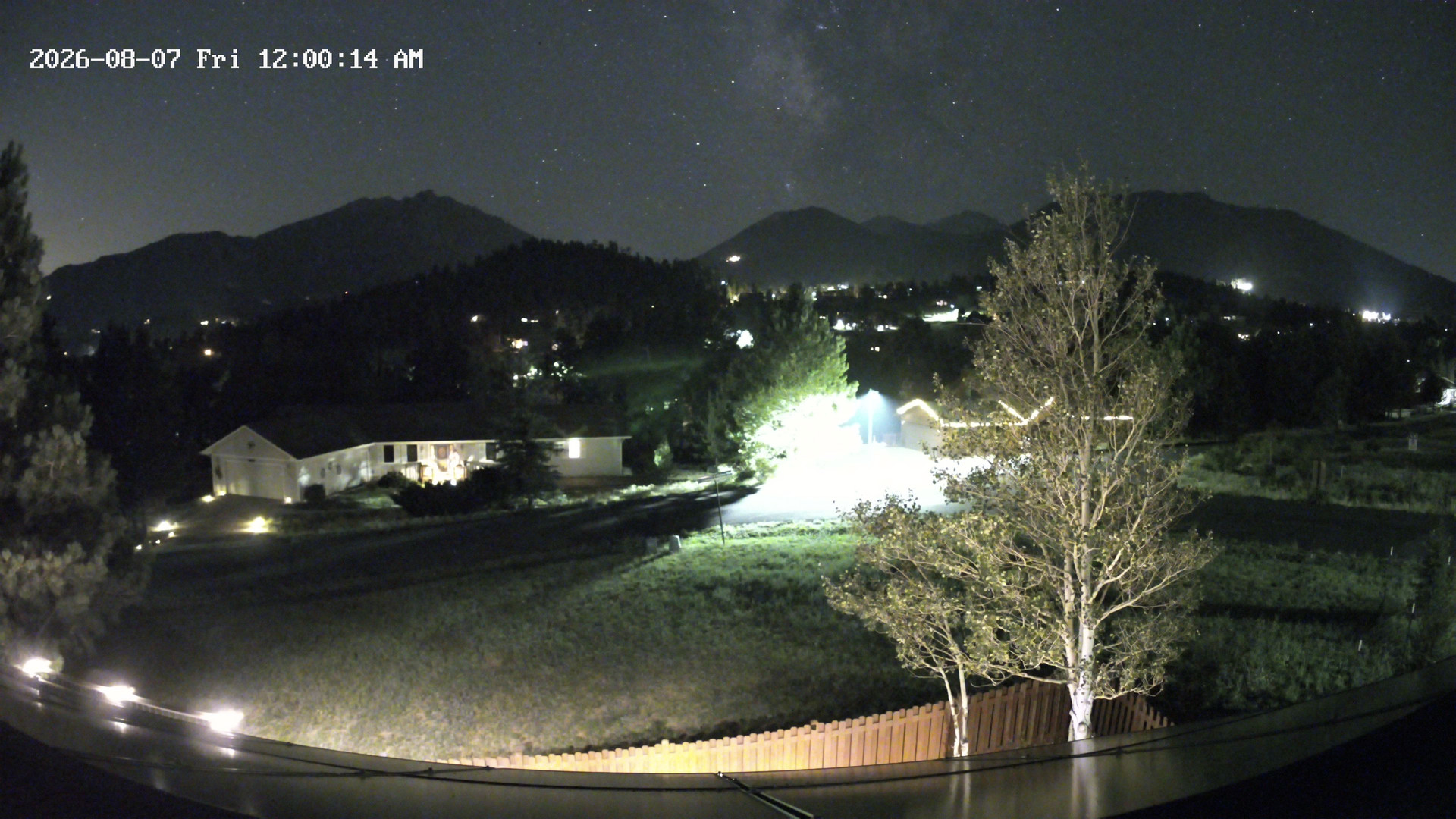 time-lapse frame, Estes Cam webcam