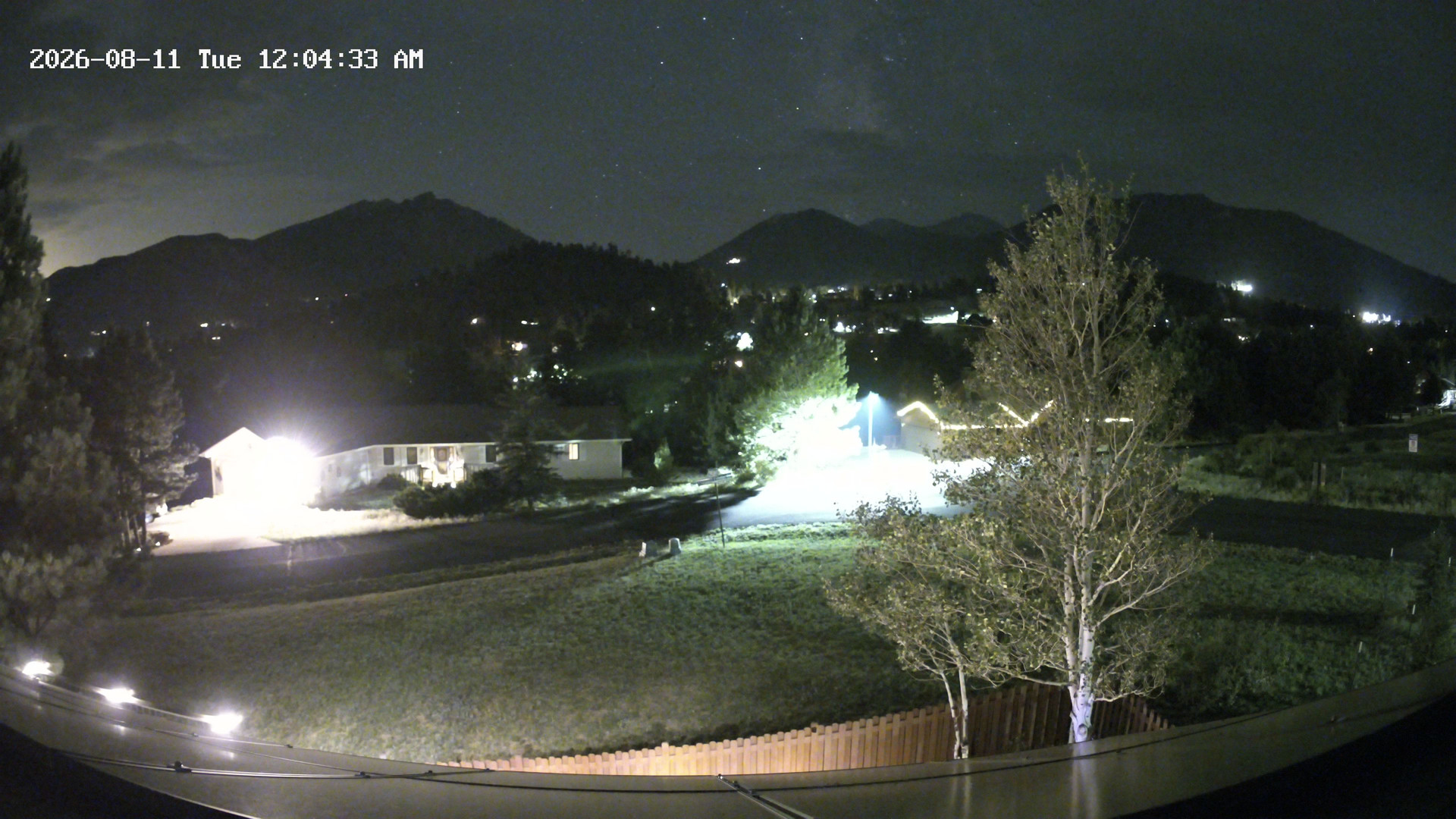 time-lapse frame, Estes Cam webcam