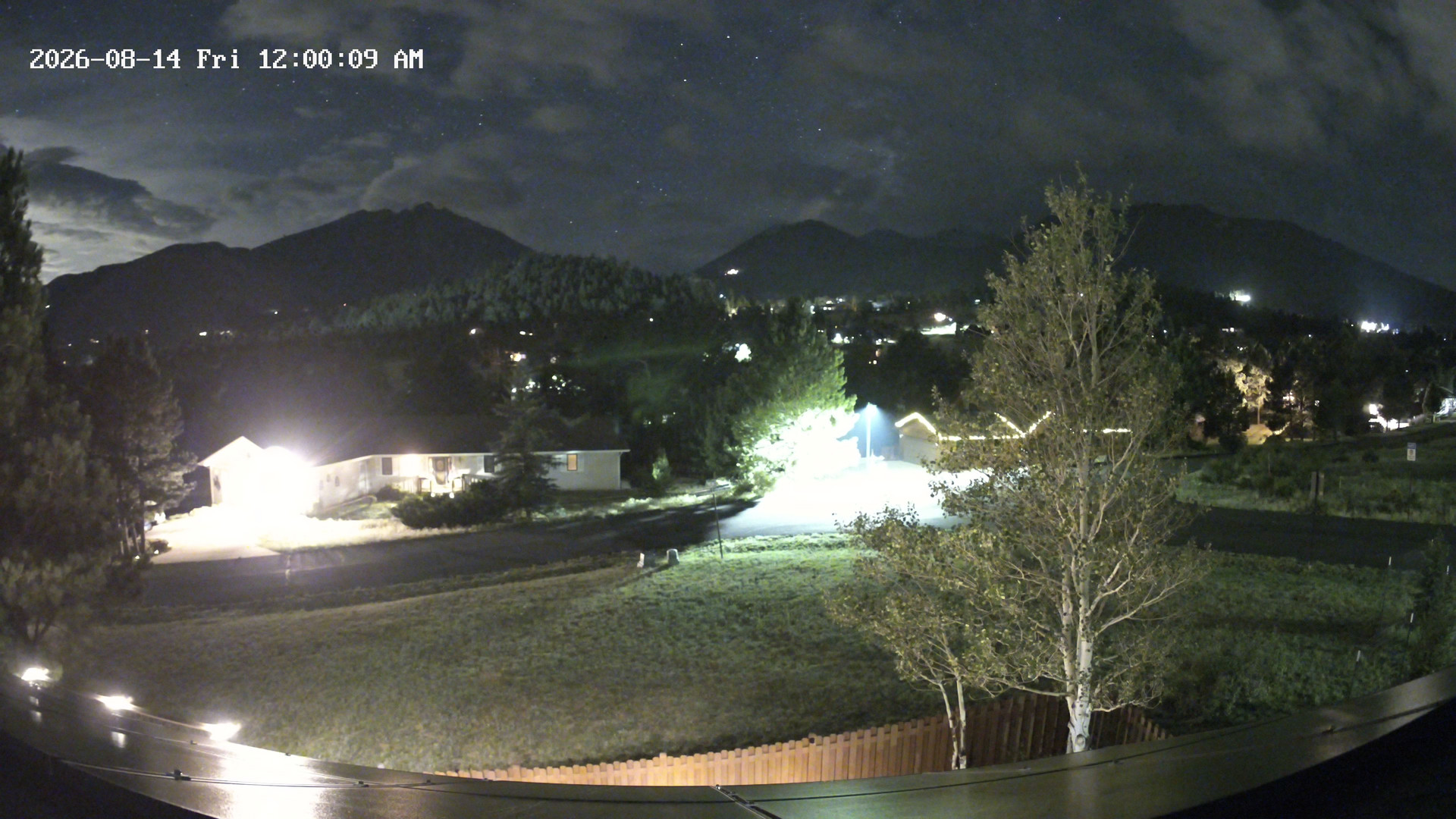 time-lapse frame, Estes Cam webcam