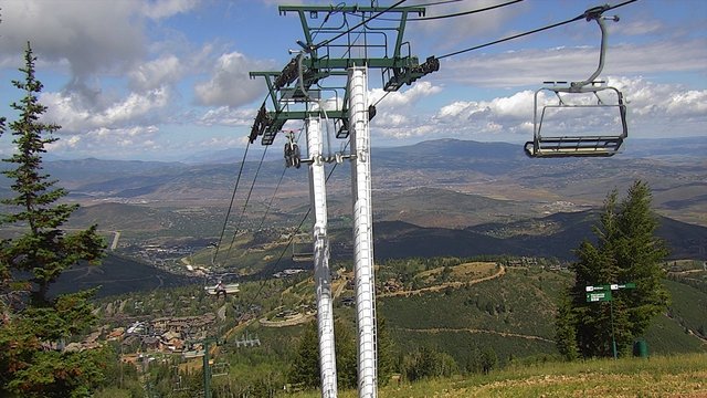 view from Deer Valley Top of Ruby on 2026-08-30