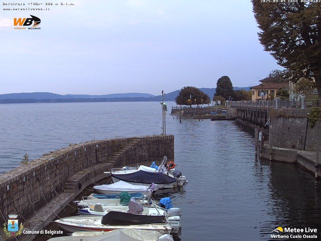 time-lapse frame, Belgirate sud est webcam