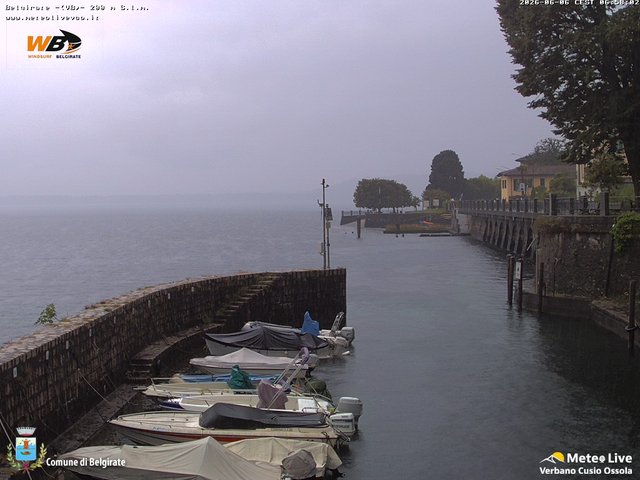 time-lapse frame, Belgirate sud est webcam