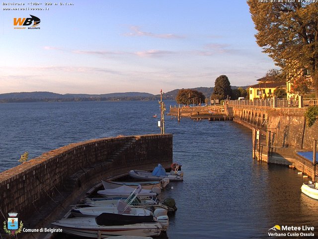time-lapse frame, Belgirate sud est webcam