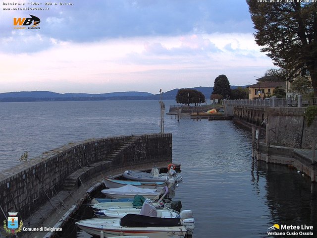 time-lapse frame, Belgirate sud est webcam