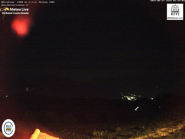 time-lapse frame, Mottarone nord webcam