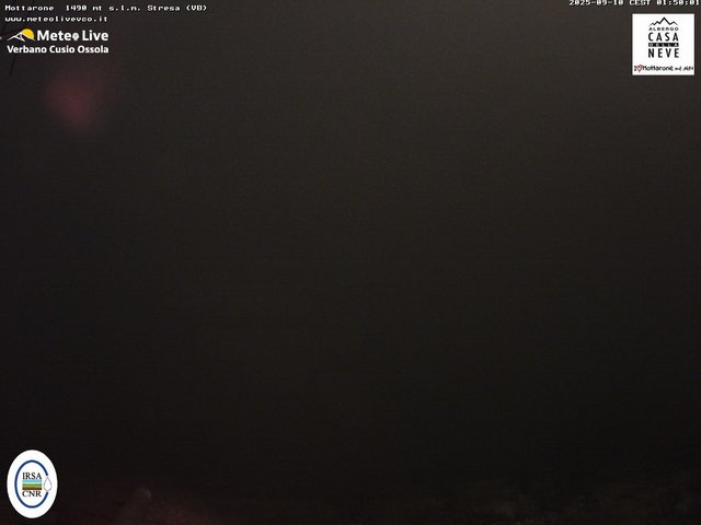 time-lapse frame, Mottarone nord webcam
