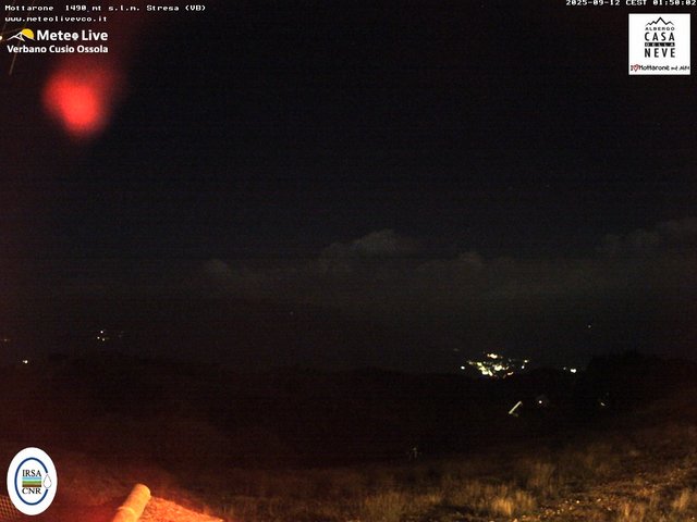 time-lapse frame, Mottarone nord webcam