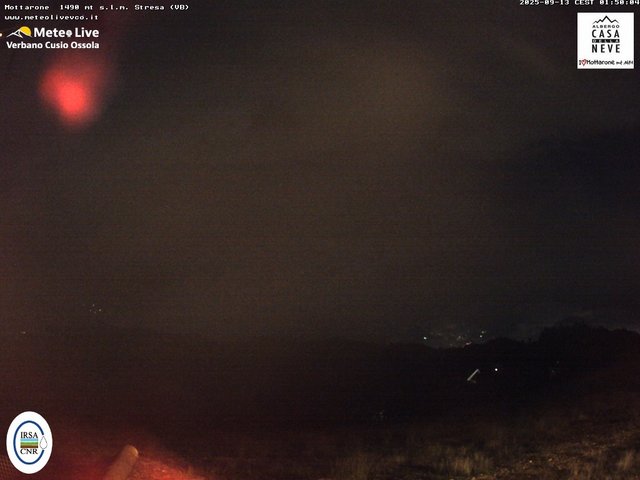 time-lapse frame, Mottarone nord webcam