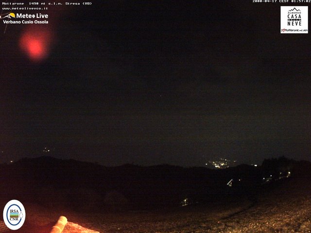 time-lapse frame, Mottarone nord webcam