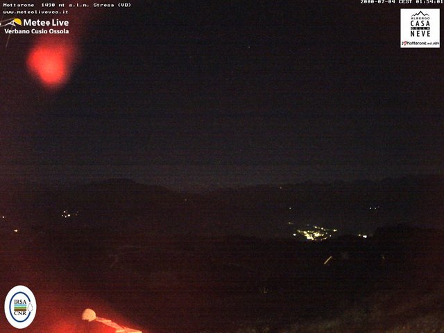 time-lapse frame, Mottarone nord webcam