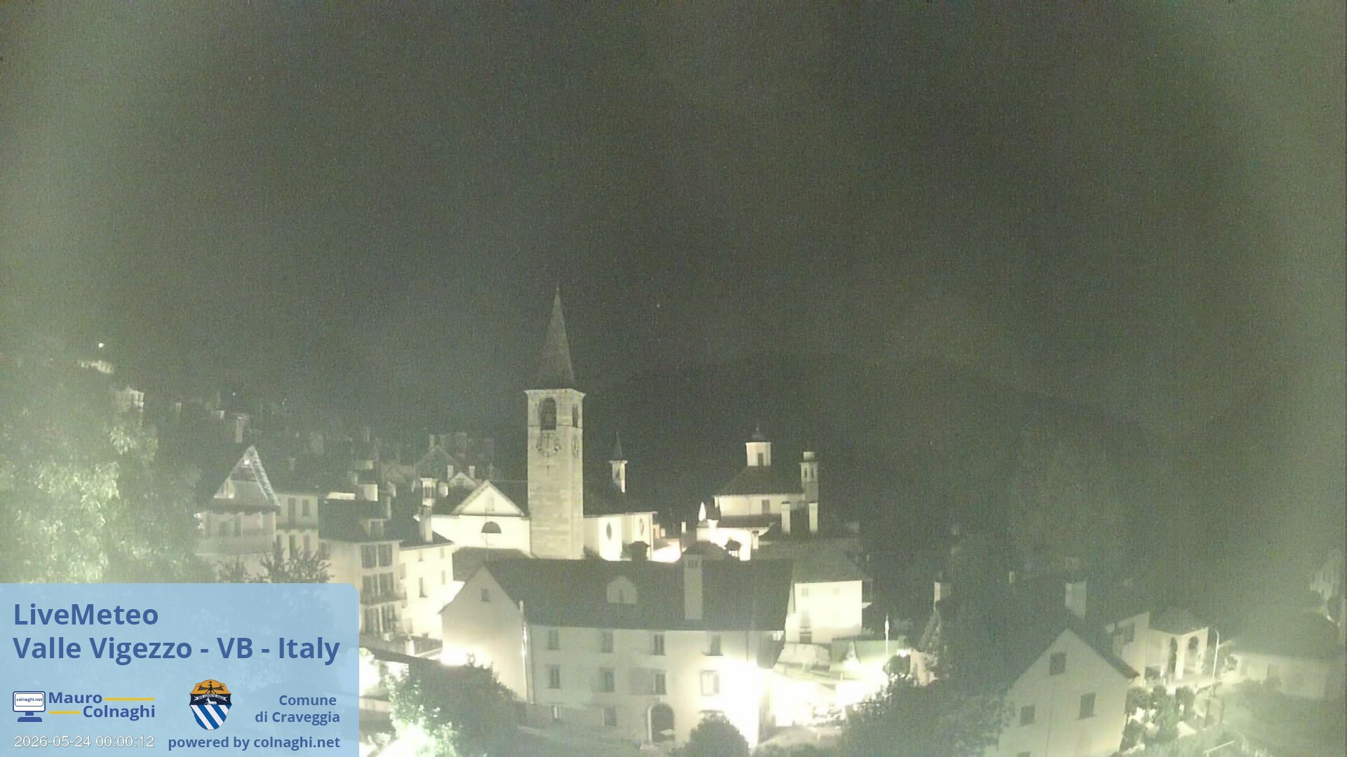 time-lapse frame, Craveggia webcam