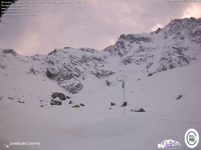 time-lapse frame, Zamboni 6-3-2020 webcam
