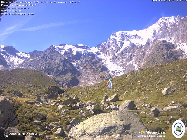 view from Rifugio Zamboni on 2026-08-29