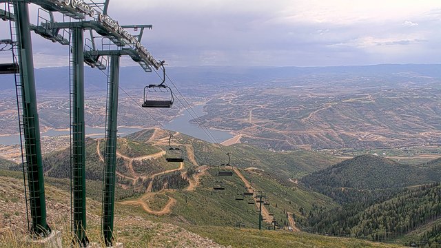 view from Deer Valley Revelator Express on 2026-08-28