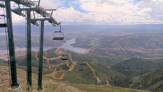 view from Deer Valley Revelator Express on 2026-09-01