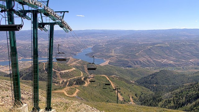 view from Deer Valley Revelator Express on 2026-09-04