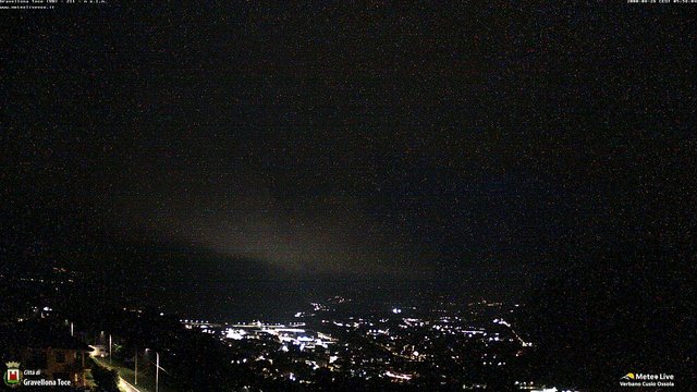 time-lapse frame, Gravellona Toce panoramica webcam