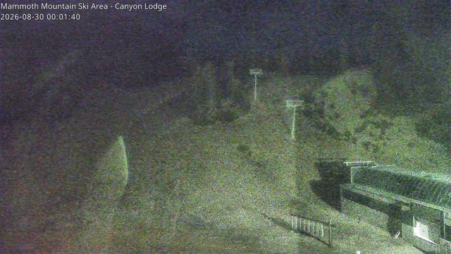 time-lapse frame, Mammoth Canyon Lodge webcam